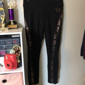 PINK Rose Gold Leggings